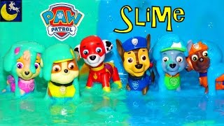 Paw Patrol Super Heroes Pup Toys Make SLIME Putty Surprise Chase Marshall Rocky Rubble Skye Toys [upl. by Naujej]