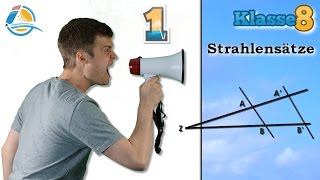 Strahlensätze verstehen  Klasse 8 ★ Übung 1 [upl. by Kumagai]