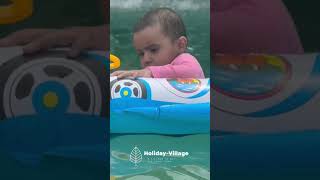 Baby Girl Enjoying In Pool  Holiday Village [upl. by Laertnom22]