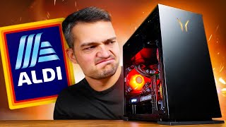 KRITISCH Wir haben den ALDI Gaming PC aus der Werbung gekauft [upl. by Crosse]