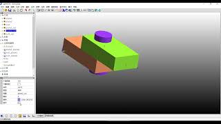 Modeling bolt connection with pretension [upl. by Ahsela]