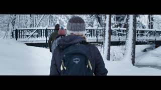 Snowshoeing in Maine [upl. by Lindie340]