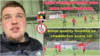 Gresford reserves 110 Chadderton reserves Matchday vlog Gresford crushed by Cruising Chadderton [upl. by Swerdna]