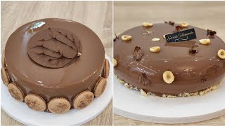 اونترومي نوازات بغلاصاج براليني🌰 entremet noisette [upl. by Winnah429]