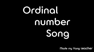 Ordinal number song [upl. by Davide907]