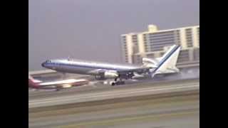 Eastern Air Lines Lockheed L10113851 Arriving amp Departing LAX [upl. by Benis]