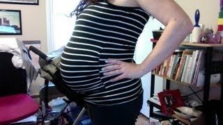 40 Weeks Pregnant and Belly [upl. by Hanway754]