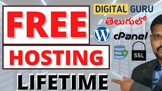 Free Hosting Lifetime  Infinity Free Telugu  cPanel WordPress Complete Tutorials  Domain [upl. by Gnirol932]