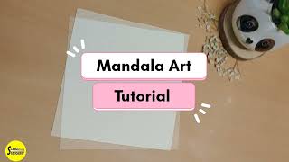 Mandala Art Tutorial mandala tutorial [upl. by Niriam]