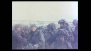 Falklands War Welsh Guards amp Marines on Sappers Hill on the Day of Surrender 14 June 1982wmv [upl. by Yborian]