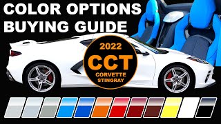 2022 Corvette Stingray  Color Options Buying Guide [upl. by Bradeord545]