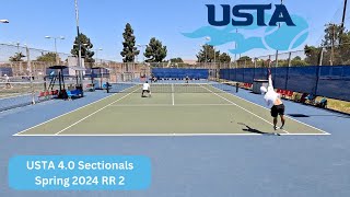 USTA 40 Sectionals Spring 2024 RR 2 08032024 [upl. by Devi748]