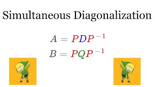 Simultaneous Diagonalization [upl. by Yellat]