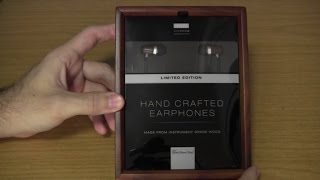 Vivanco Limited Edition Hand Crafted Earphones  review and comparison with Sony MDREX310 [upl. by Alit893]