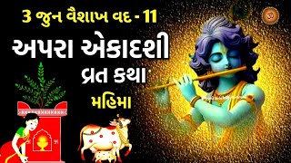 3 જુન 2024 અપરા એકાદશી વ્રત કથા મહાત્મ્ય  Apara Ekadashi Vrat Katha Mahatmya  Ekadashi Vrat [upl. by Fontana]