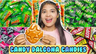 Making DALGONA Candy From Different Types Of Candies 🍬🍭 [upl. by Aihsyak]