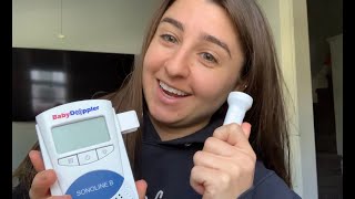 How to Find your Babys Heartbeat with a Fetal Doppler [upl. by Missy]