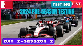 🔴F1 LIVE  2024 BAHRAIN PRESEASON TESTING  DAY 2  Live data Bahrain International Circuit [upl. by Nnayr]