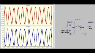 COUPLING TRANSFORMER IN LTSPICE [upl. by Nidnarb]