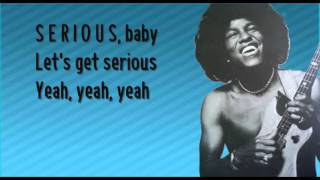 Jermaine Jackson  Lets Get Serious Lyrics ♥ [upl. by Eenahc]