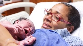 Labor and Delivery Footage Baby 2 [upl. by Nosemyaj137]