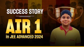 Success Journey With FIITJEE  Ved Lahoti AIR 1 in JEE Advanced 2024 [upl. by Scevor]