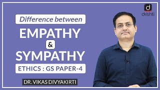 Empathy vs Sympathy Concept Talk by Dr Vikas Divyakirti [upl. by Llevert]