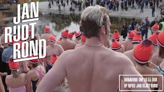 Jan rijdt rond  Rapper Sjors Nieuwjaarsduik 1 [upl. by Jelsma]