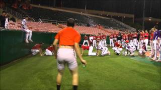 Clemson Baseball vs Davidson Rain Delay Tennis Match [upl. by Elset]