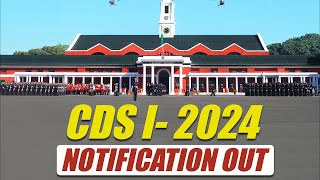 CDS 1 2024 Notification Out  CDS 2024 Vacancy Eligibility Criteria  CDS Coaching in Allahabad [upl. by Niasuh591]