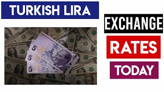 TURKISH LIRA TRY CURRENT EXCHANGE RATES TODAY 07 MAY 2024 [upl. by Vivyanne]