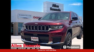 2024 Jeep Grand Cherokee L Wagon 4 Dr Laredo X for Sale in Waco Texas  Bid here [upl. by Llertnac937]