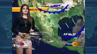 Fannia Lozano y el Clima en Las Noticias Monterrey 1230 PM 16Ene2014 Full HD [upl. by Eidob]