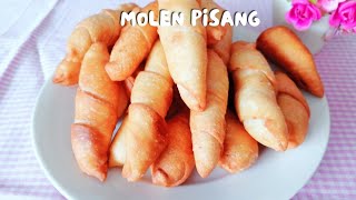 CARA MUDAH BIKIN PISANG MOLEN YANG ENAK GURIH DAN RENYAH [upl. by Beyer]