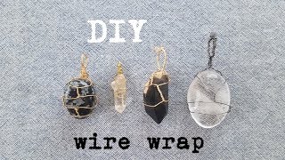 DIY Wire Wrap Gemstones Without Holes [upl. by Anide92]