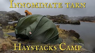 Haystacks Wild Camp  Innominate Tarn  Lake District  Fjallraven Shape 3  MSR Elixir 2 [upl. by Ahkeber534]