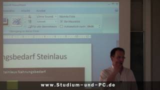 PowerPoint Folienübergänge erstellen  httpwwwStudiumundPCde [upl. by Llerrah]