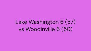 Lake Washington 6 vs Woodinville 6  2102024 [upl. by Macswan]