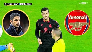 Mikel Merino vs Napoli  ARSENAL TARGET  All Skills🎯🔴 [upl. by Nolyar]