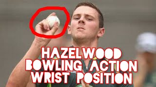 Josh Hazelwood Bowling Action Slow Motion Wrist Position Best Wickets 2021 [upl. by Horgan334]