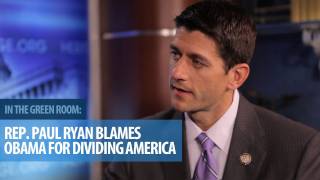 Rep Paul Ryan Blames Obama for Dividing America [upl. by Munniks]