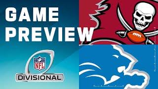 Tampa Bay Buccaneers vs Detroit Lions  2023 Divisional Round Game Preview [upl. by Saimon788]