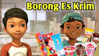 ADIT SOPO JARWO BORONG ES KRIM KARAKTER UPIN IPIN ES KRIM SPONGEBOB ES KRIM AICE UNTUK UCUP [upl. by Clarey]