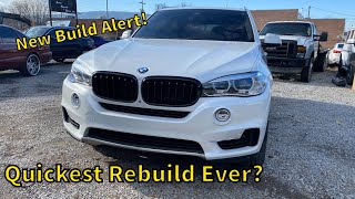 Rebuilding a Wrecked 2015 BMW X5 Part 2 Paint amp Assembly [upl. by Zippel925]