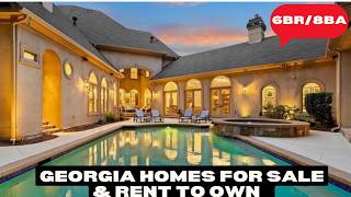 GEORGIA HOMES FOR SALE  TOUR ATLANTA amp AUGUSTA LUXURY HOMES FOR SALE [upl. by Kciremed167]