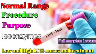 Lactate or lactic acid Dehydrogenase LDH or LD test [upl. by Marsland161]