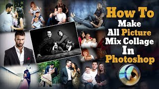 How To Make All Picture Mix Collage In Photoshop  Best Easy Way  Hindi  Tech Vohra [upl. by Aiht858]