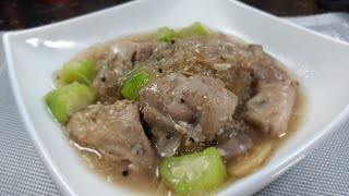 CHICKEN With SOTANGHON and PATOLA  BEST EVER LUTONG BAHAY [upl. by Tremml]