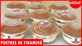 TIRAMISÚ fácil para VENDER🤑postre SIN HORNO rápido Y DELICIOSO 🤎cómo hacer TIRAMISÚ rentables [upl. by Grissel911]