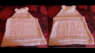 Top ai ferri  tutorial maglia ai ferri [upl. by Eruot]